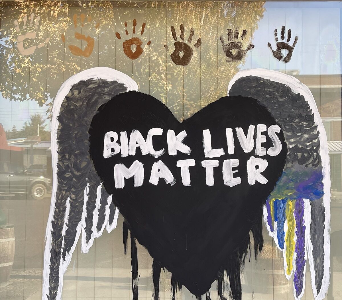 The Black Lives Matter mural Goldendale WAGAP